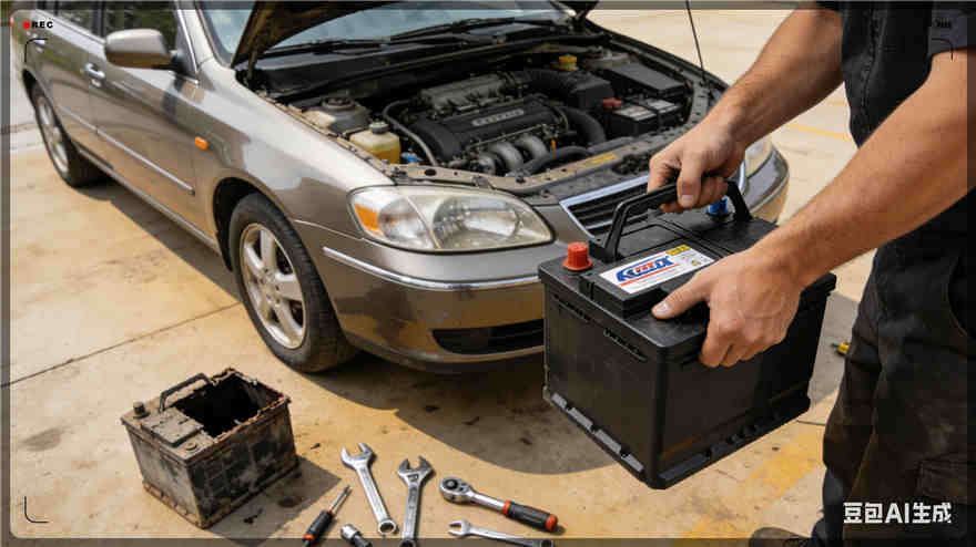 肇源汽车换电瓶电话【案例】